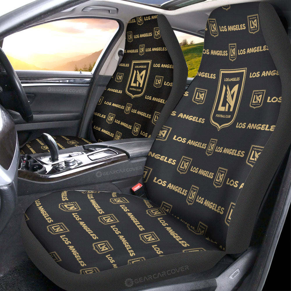 Los Angeles FC Car Seat Covers Sporty Team Collection - Gearcarcover - 1