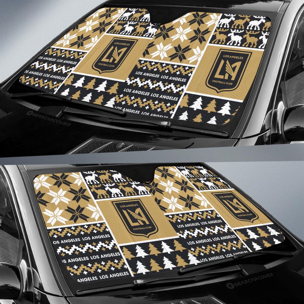 Los Angeles FC Car Sunshade Custom Ugly Style Car Accessories - Gearcarcover - 2