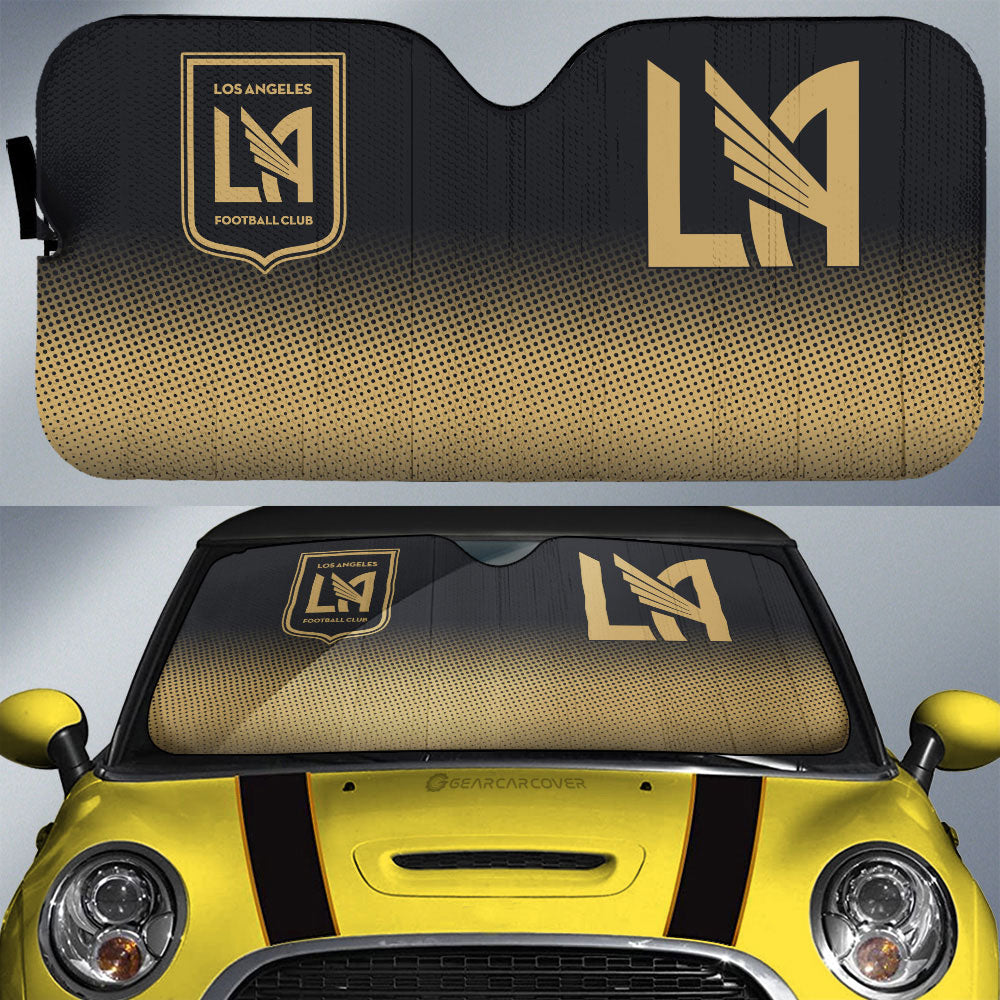 Los Angeles FC Car Sunshade Sporty Team Collection - Gearcarcover - 3