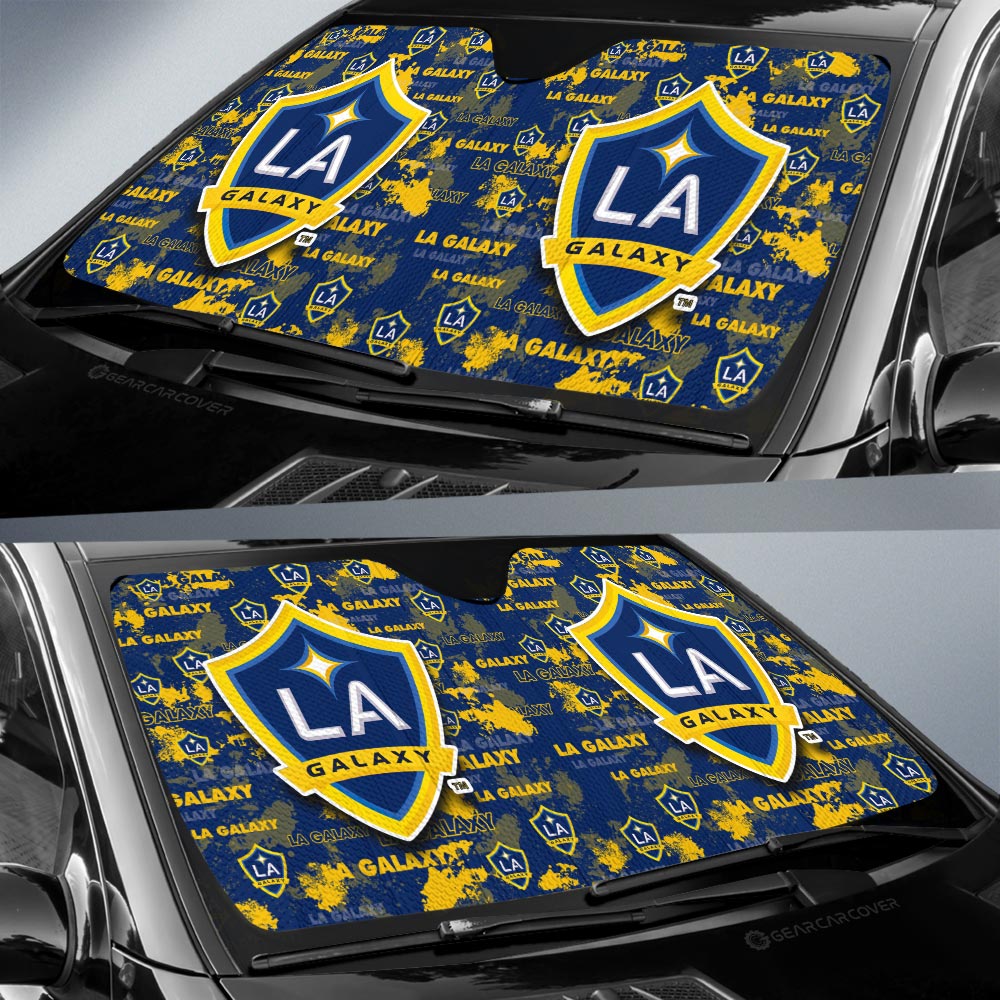 Los Angeles Galaxy Car Sunshade Custom Car Accessories - Gearcarcover - 2