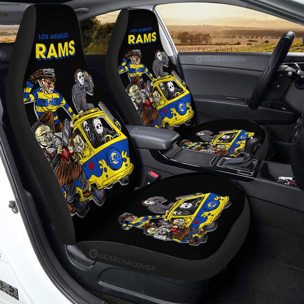 Los Angeles Rams Car Seat Covers Custom Car Accessories - Gearcarcover - 2