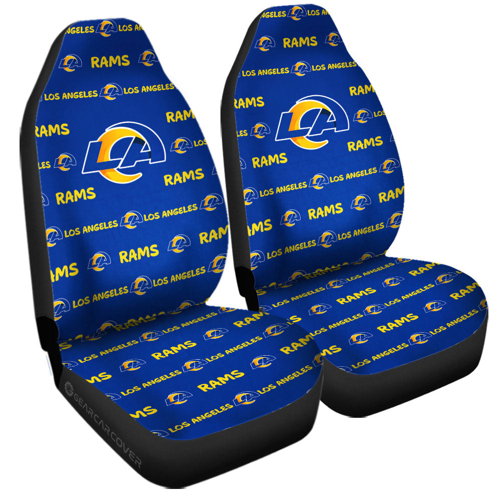Los Angeles Rams Car Seat Covers Sporty Team Collection - Gearcarcover - 3