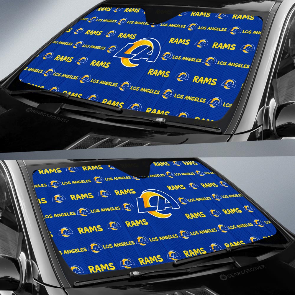 Los Angeles Rams Car Sunshade Sporty Team Collection - Gearcarcover - 2