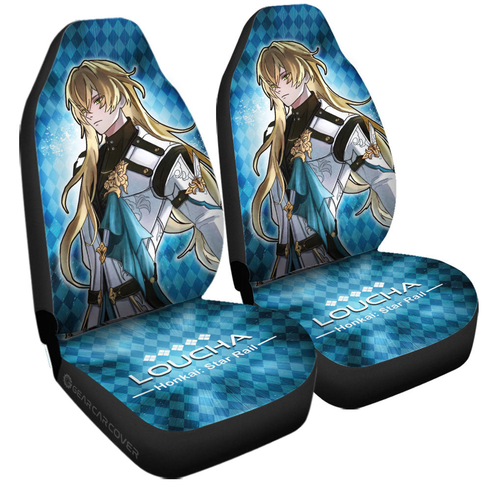 Loucha Car Seat Covers Custom Honkai Star Rail Car Accessories - Gearcarcover - 3