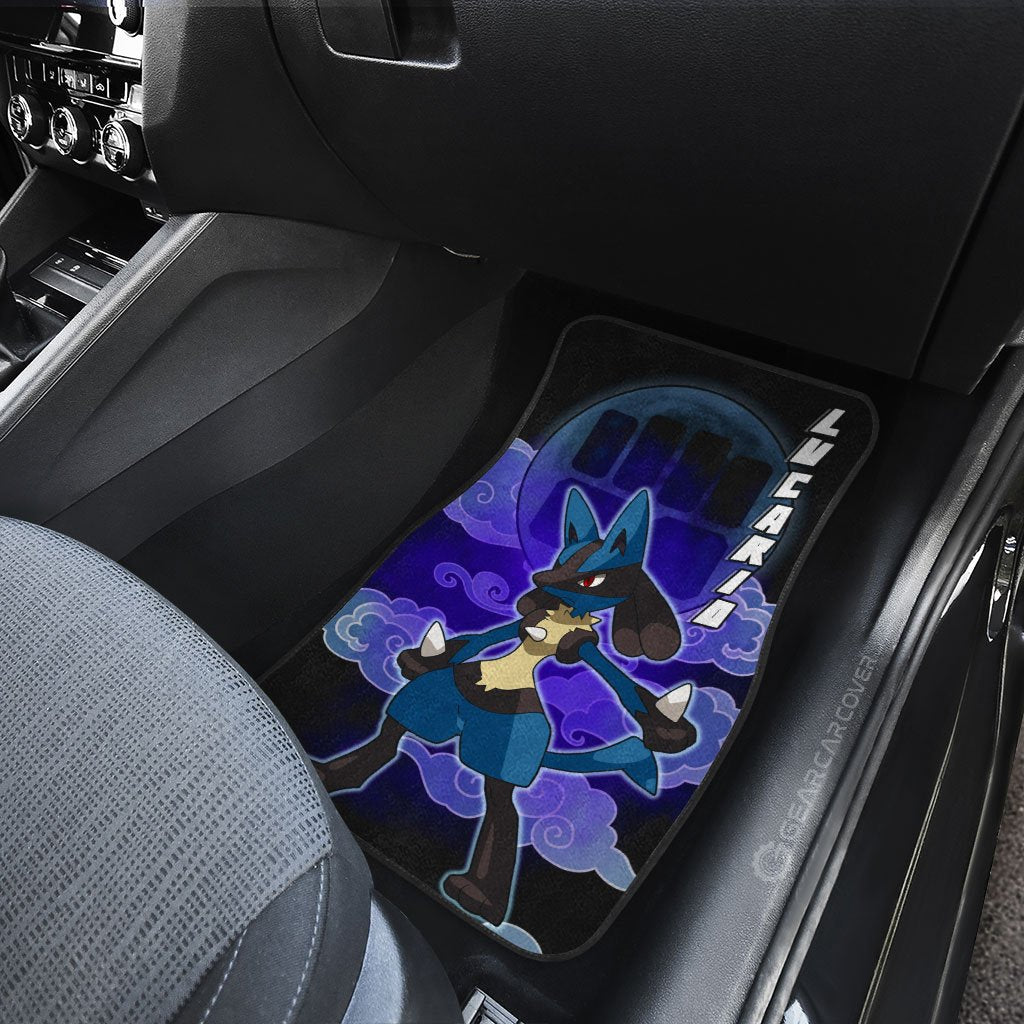 Lucario Car Floor Mats Custom Anime Car Accessories For Anime Fans - Gearcarcover - 4