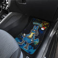 Lucario Car Floor Mats Custom Tie Dye Style Anime Car Accessories - Gearcarcover - 4