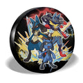 Lucario Evolution Spare Tire Cover Custom Anime - Gearcarcover - 3