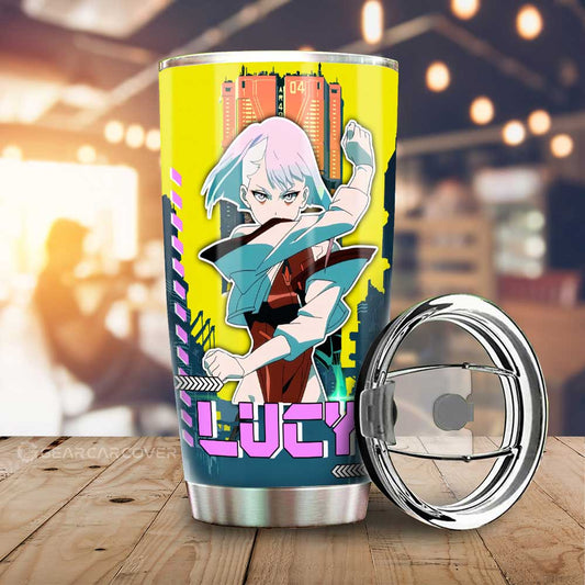 Lucy Tumbler Cup Custom Cyberpunk Anime - Gearcarcover - 1