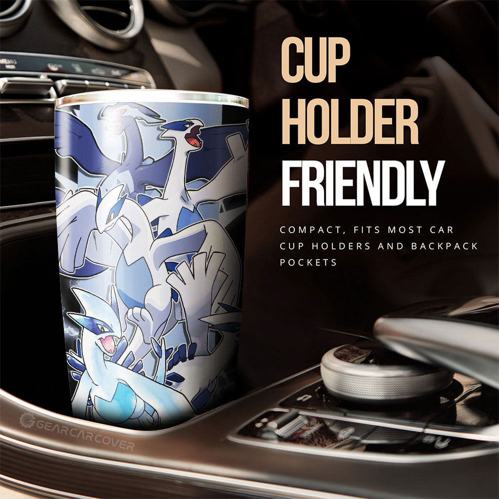 Lugia Tumbler Cup Custom Car Accessories For Fans - Gearcarcover - 3