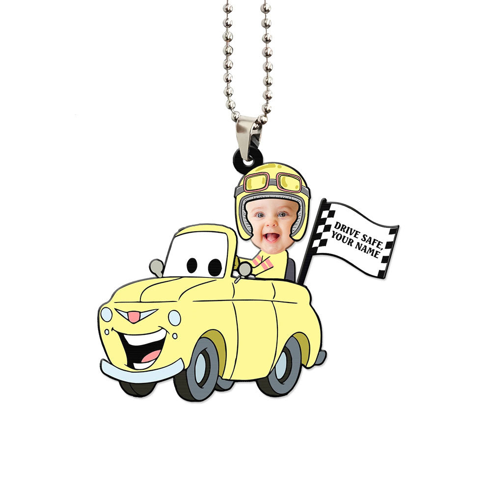 Luigi Ornament Personalized Baby With Helmet Collection - Gearcarcover - 1