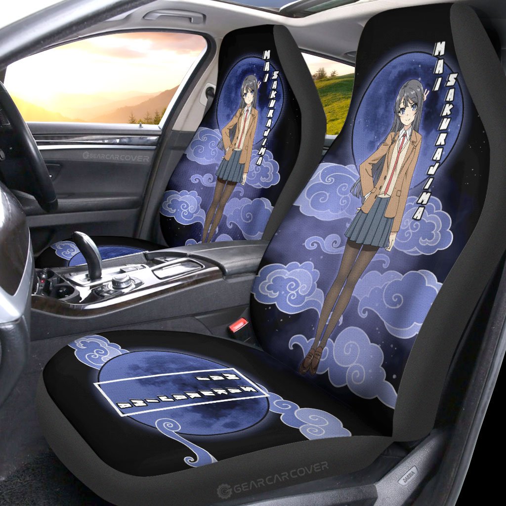 Mai Sakurajima Car Seat Covers Custom Bunny Girl Senpai Car Accessories - Gearcarcover - 2