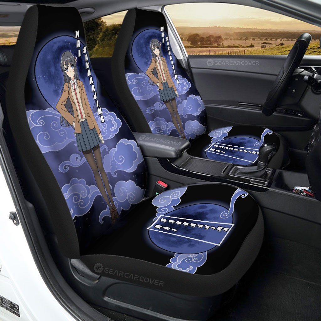 Mai Sakurajima Car Seat Covers Custom Bunny Girl Senpai Car Accessories - Gearcarcover - 1