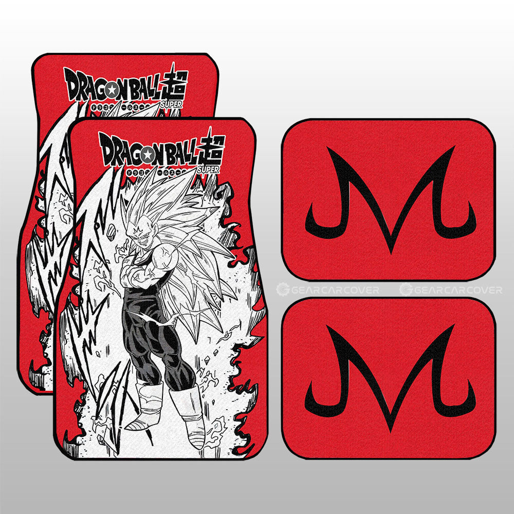 Majin Vegeta Car Floor Mats Custom Car Accessories - Gearcarcover - 1