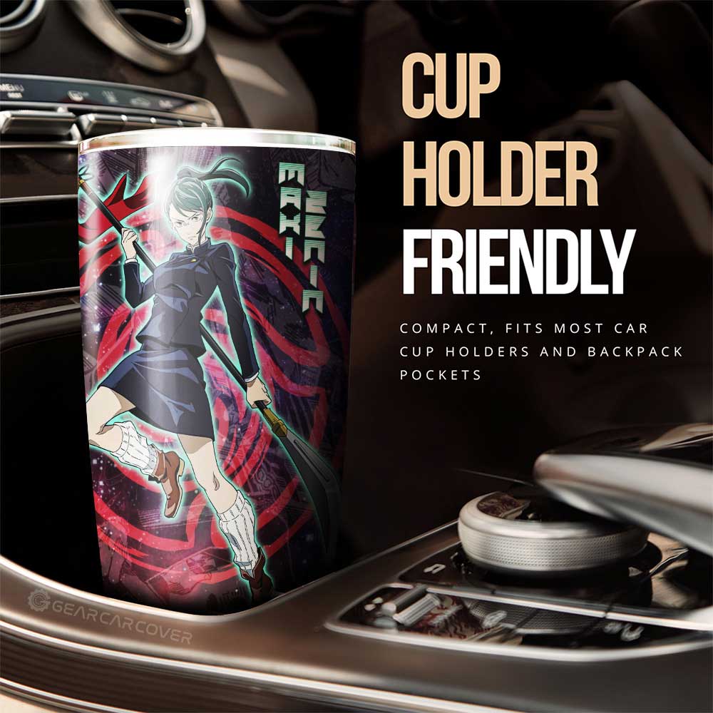 Maki Zenin Tumbler Cup Custom Jujutsu Kaisen Anime Galaxy Manga Style - Gearcarcover - 2