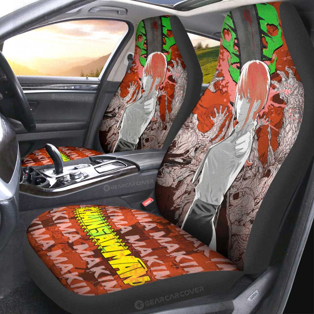 Makima Car Seat Covers Custom Car Accessories - Gearcarcover - 4