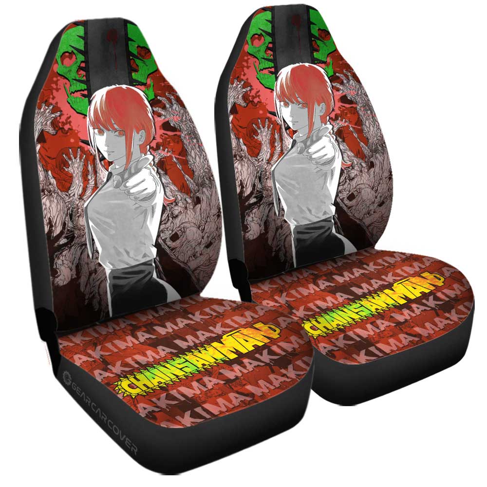 Makima Car Seat Covers Custom Car Accessories - Gearcarcover - 1