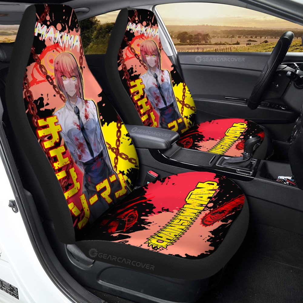 Makima Car Seat Covers Custom Car Accessories - Gearcarcover - 1