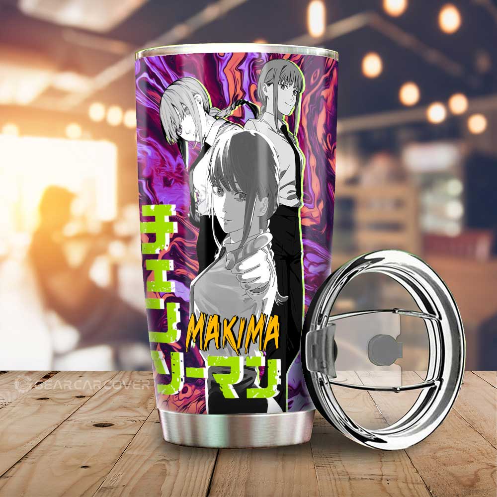 Makima Tumbler Cup Custom - Gearcarcover - 1