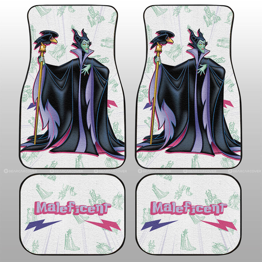 Maleficent Car Floor Mats Custom Cartoon Car Accessories - Gearcarcover - 1