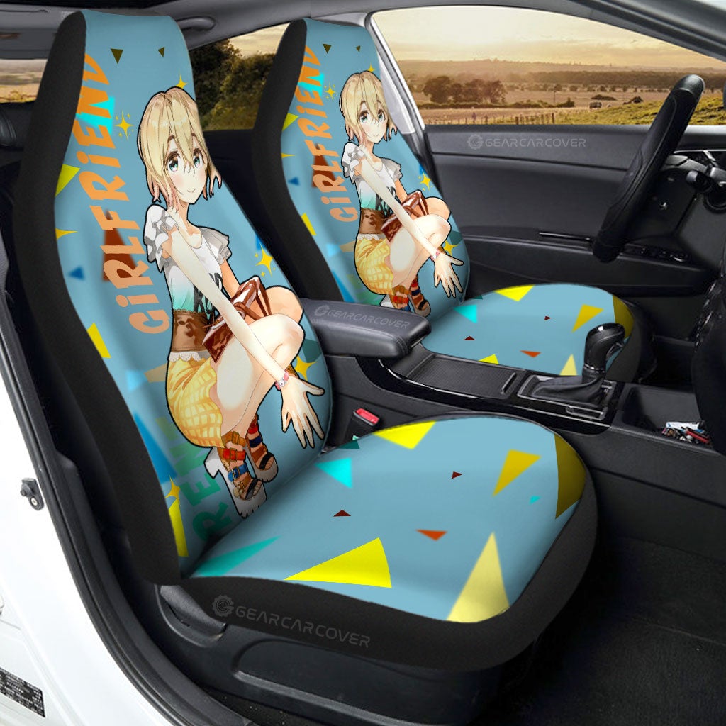 Mami Nanami Car Seat Covers Custom Rent A Girlfriend Car Accessories - Gearcarcover - 1