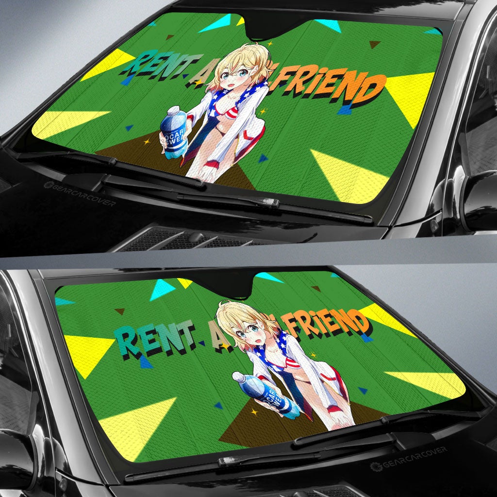 Mami Nanami Car Sunshade Custom Rent A Girlfriend Car Accessories - Gearcarcover - 2