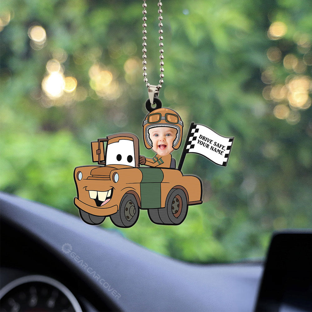 Mater Ornament Personalized Baby With Helmet Collection - Gearcarcover - 2