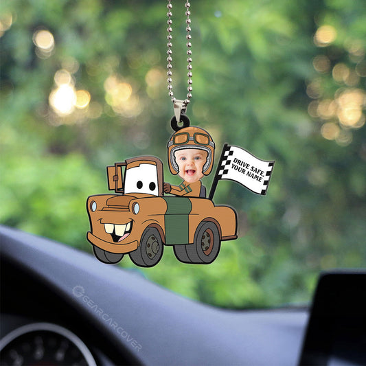 Mater Ornament Personalized Baby With Helmet Collection - Gearcarcover - 2