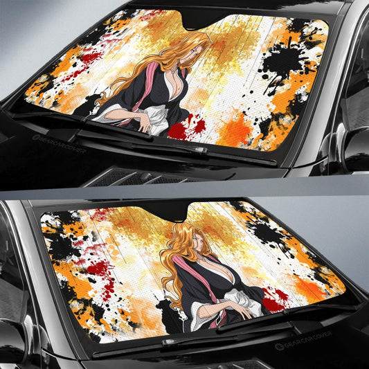 Matsumoto Rangiku Car Sunshade Custom Car Accessories - Gearcarcover - 2