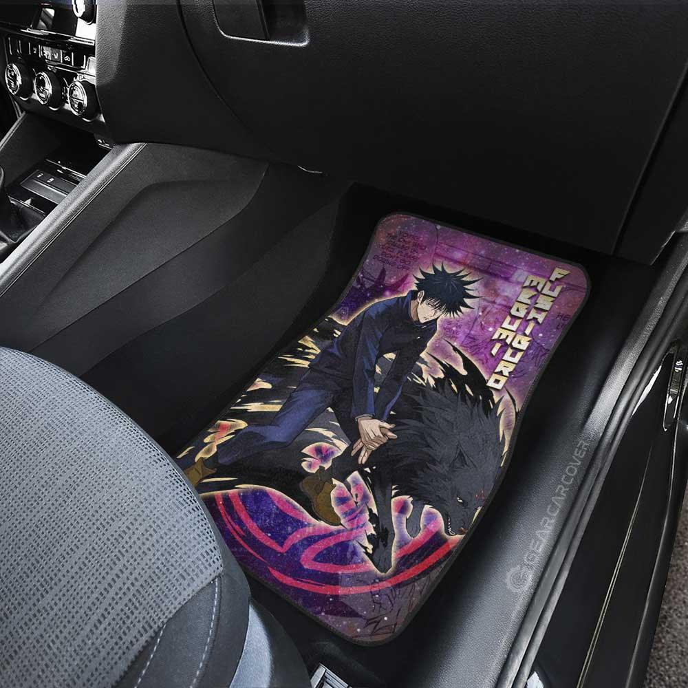 Megumi Fushiguro Car Floor Mats Custom Galaxy Manga Style - Gearcarcover - 4