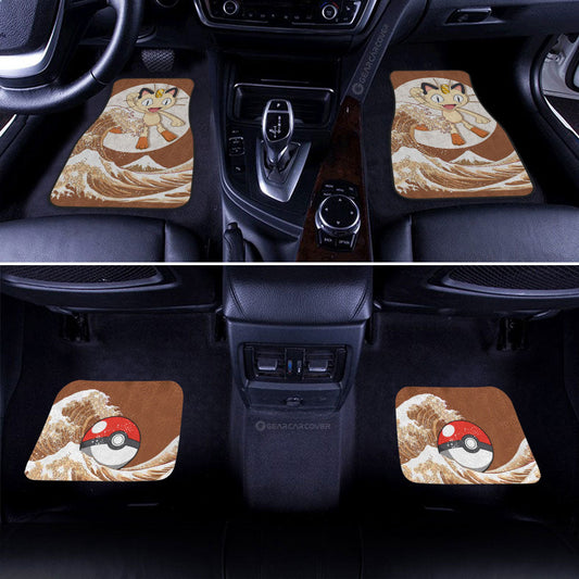 Meowth Car Floor Mats Custom Pokemon Car Accessories - Gearcarcover - 2