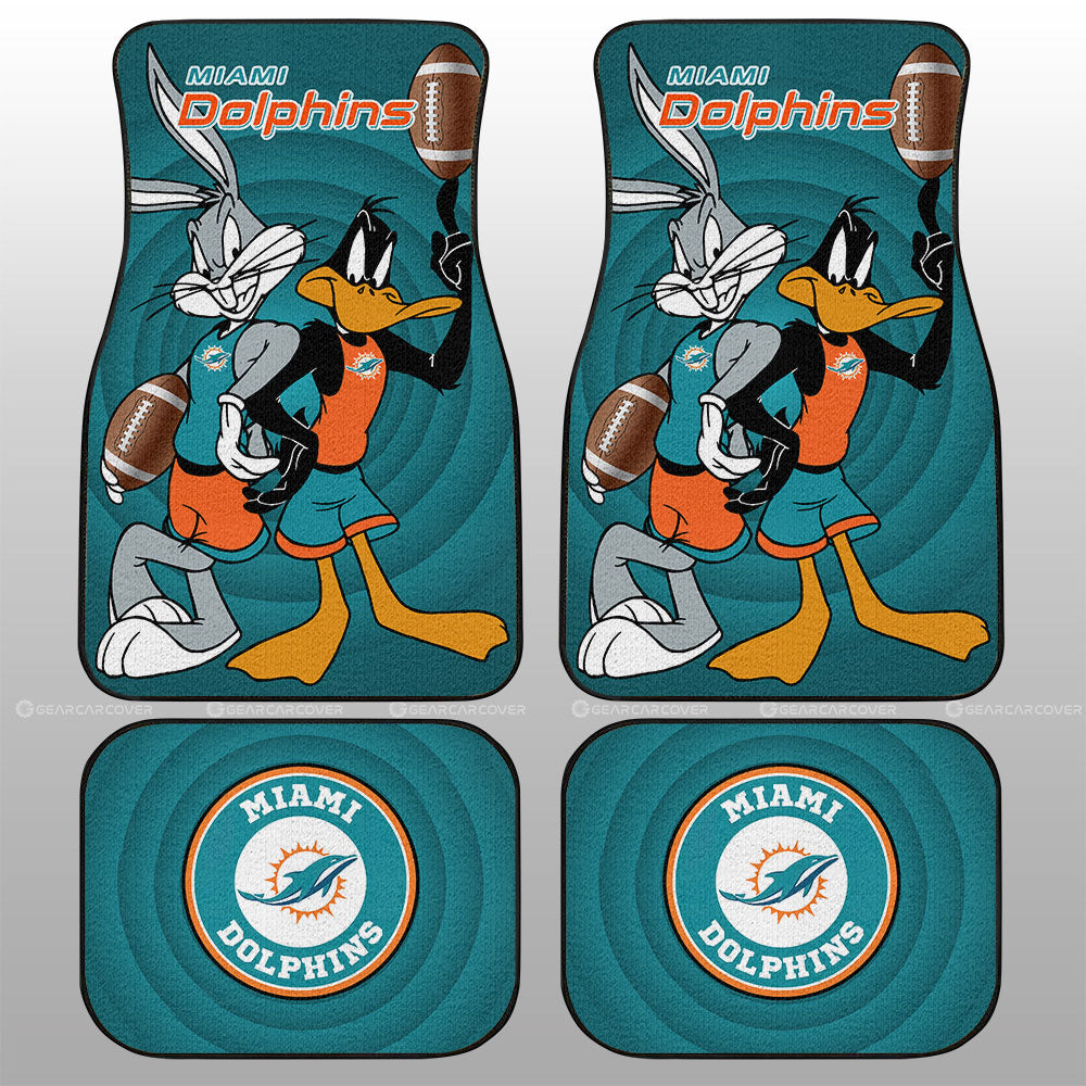 Miami Dolphins Car Floor Mats Custom Car Accessories - Gearcarcover - 1