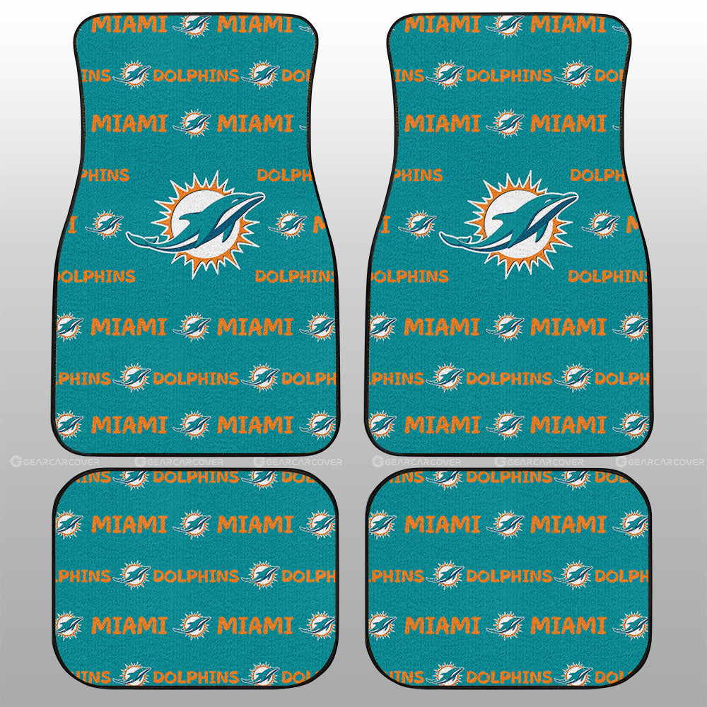 Miami Dolphins Car Floor Mats Sporty Team Collection - Gearcarcover - 1