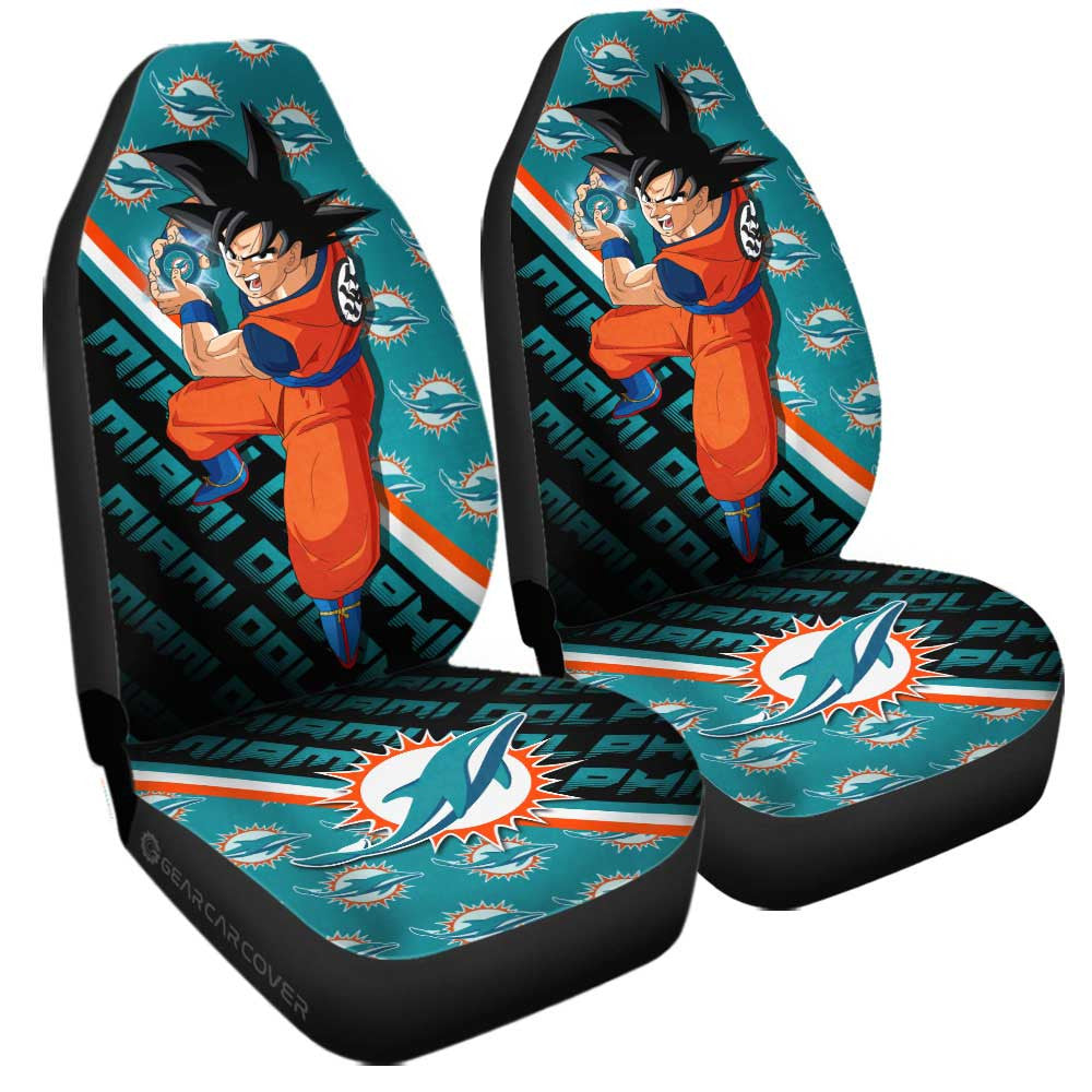 Miami Dolphins Car Seat Covers Goku Car Accessories For Fans - Gearcarcover - 3