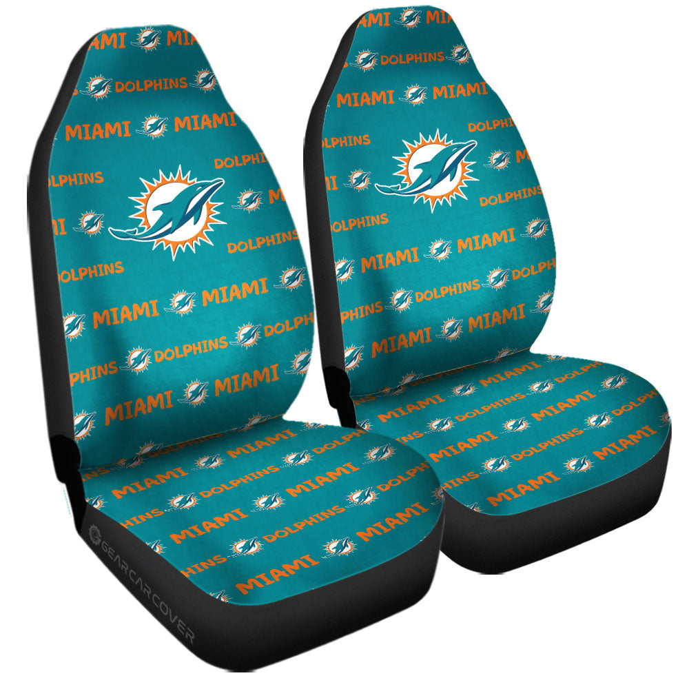 Miami Dolphins Car Seat Covers Sporty Team Collection - Gearcarcover - 3