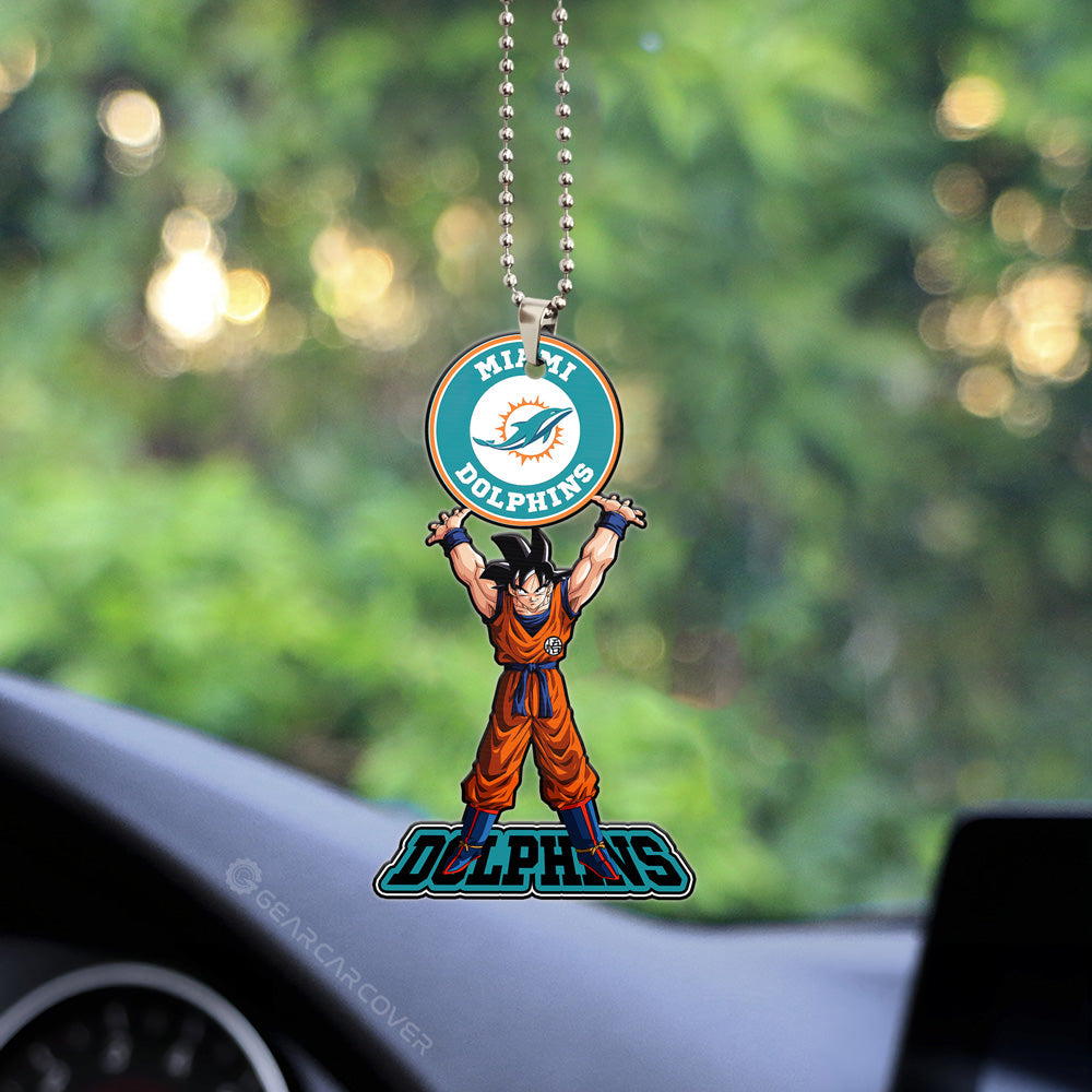 Miami Dolphins Ornament Goku Car Accessories - Gearcarcover - 2