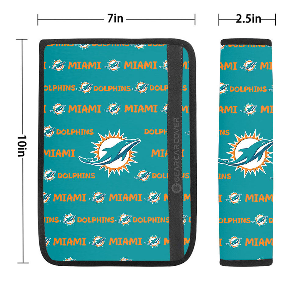 Miami Dolphins Seat Belt Covers Sporty Team Collection - Gearcarcover - 1