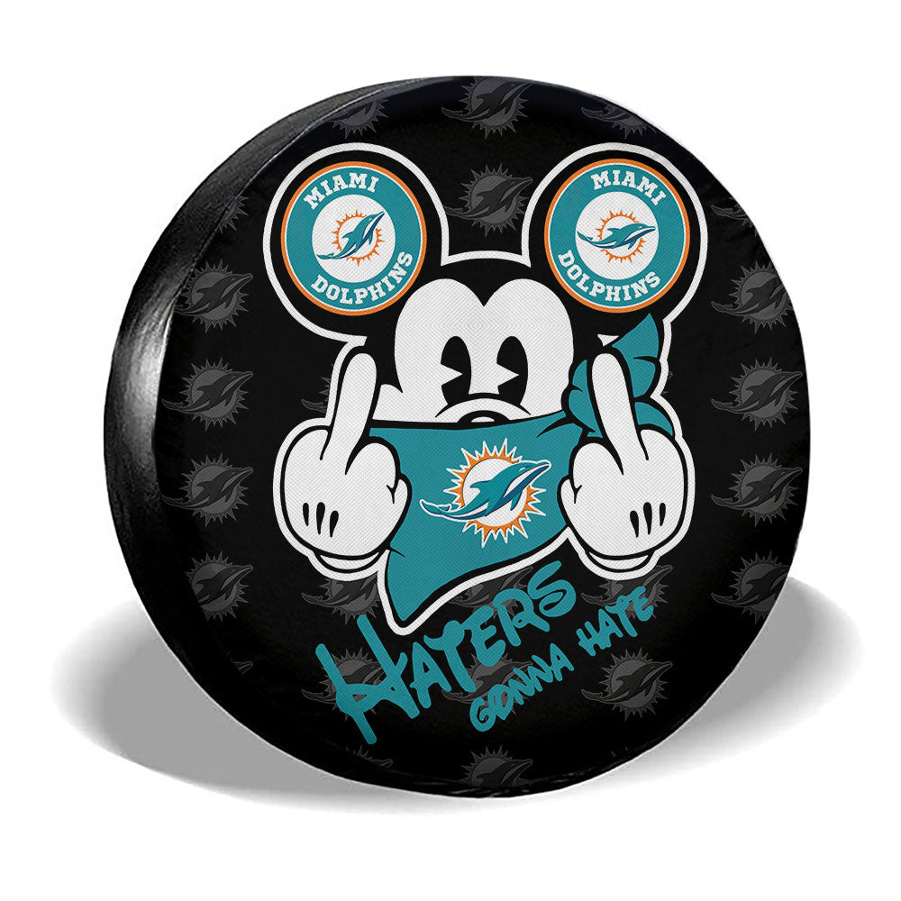 Miami Dolphins Spare Tire Covers Custom Car Accessories - Gearcarcover - 3