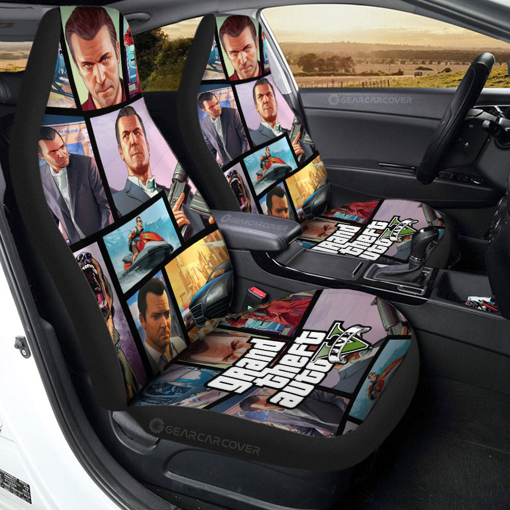 Michael De Santa Car Seat Covers Custom Car Accessories - Gearcarcover - 2