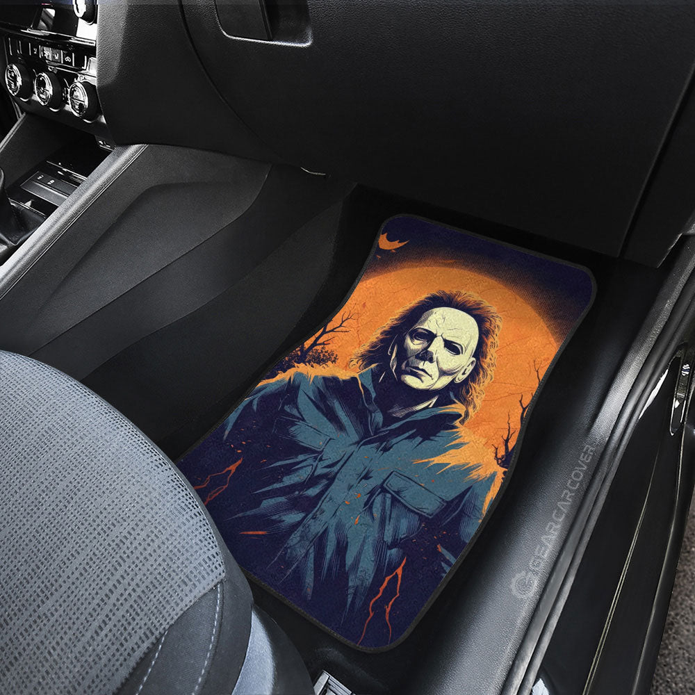 Michael Myers Car Floor Mats Custom Horror Car Accessories - Gearcarcover - 3