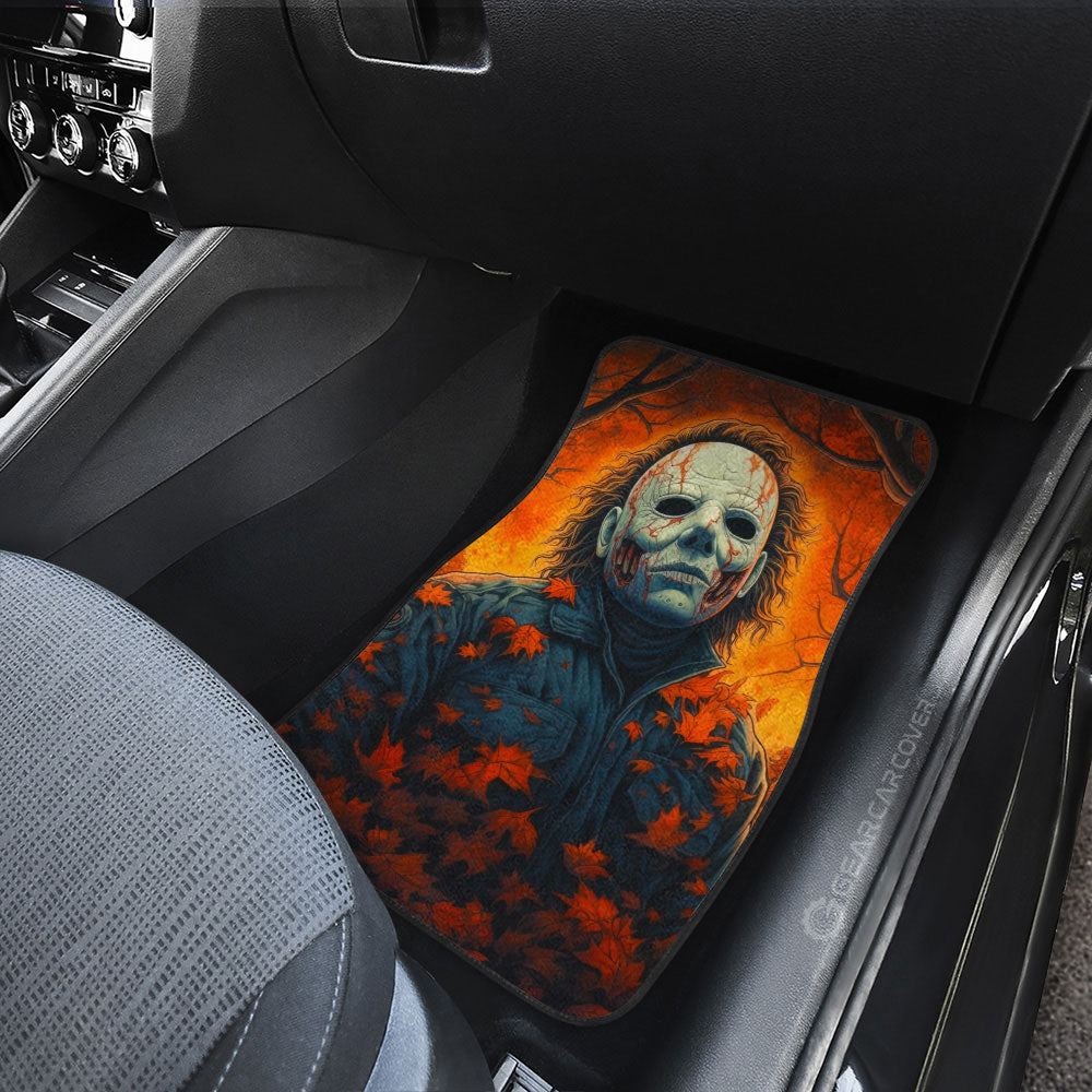 Michael Myers Car Floor Mats Custom Horror Car Accessories - Gearcarcover - 3