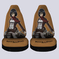 Mikasa Ackerman Car Seat Covers Custom Main Hero Car Accessories - Gearcarcover - 4