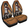 Mikasa Ackerman Car Seat Covers Custom Main Hero Car Accessories - Gearcarcover - 3