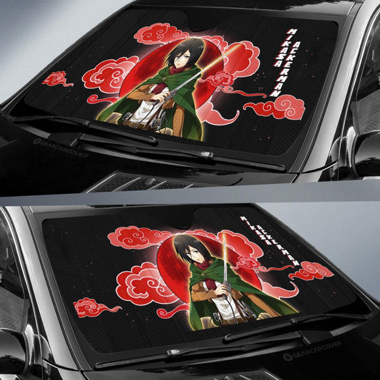 Mikasa Ackerman Car Sunshade Custom - Gearcarcover - 2