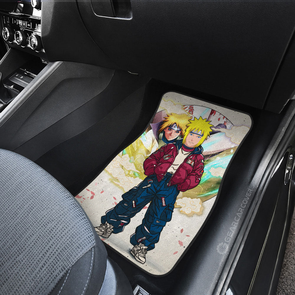 Minato Namikaze Car Floor Mats Anime Collection - Gearcarcover - 3