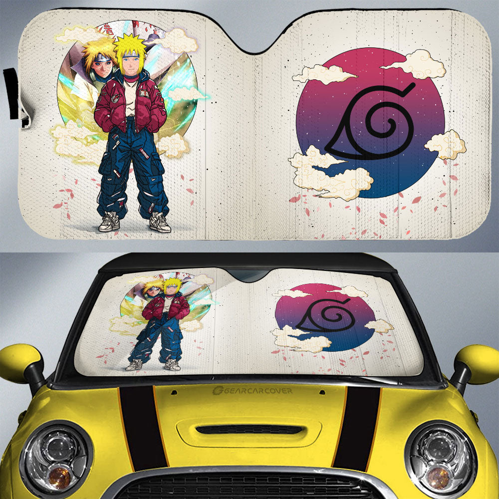 Minato Namikaze Car Sunshade Anime Collection - Gearcarcover - 1