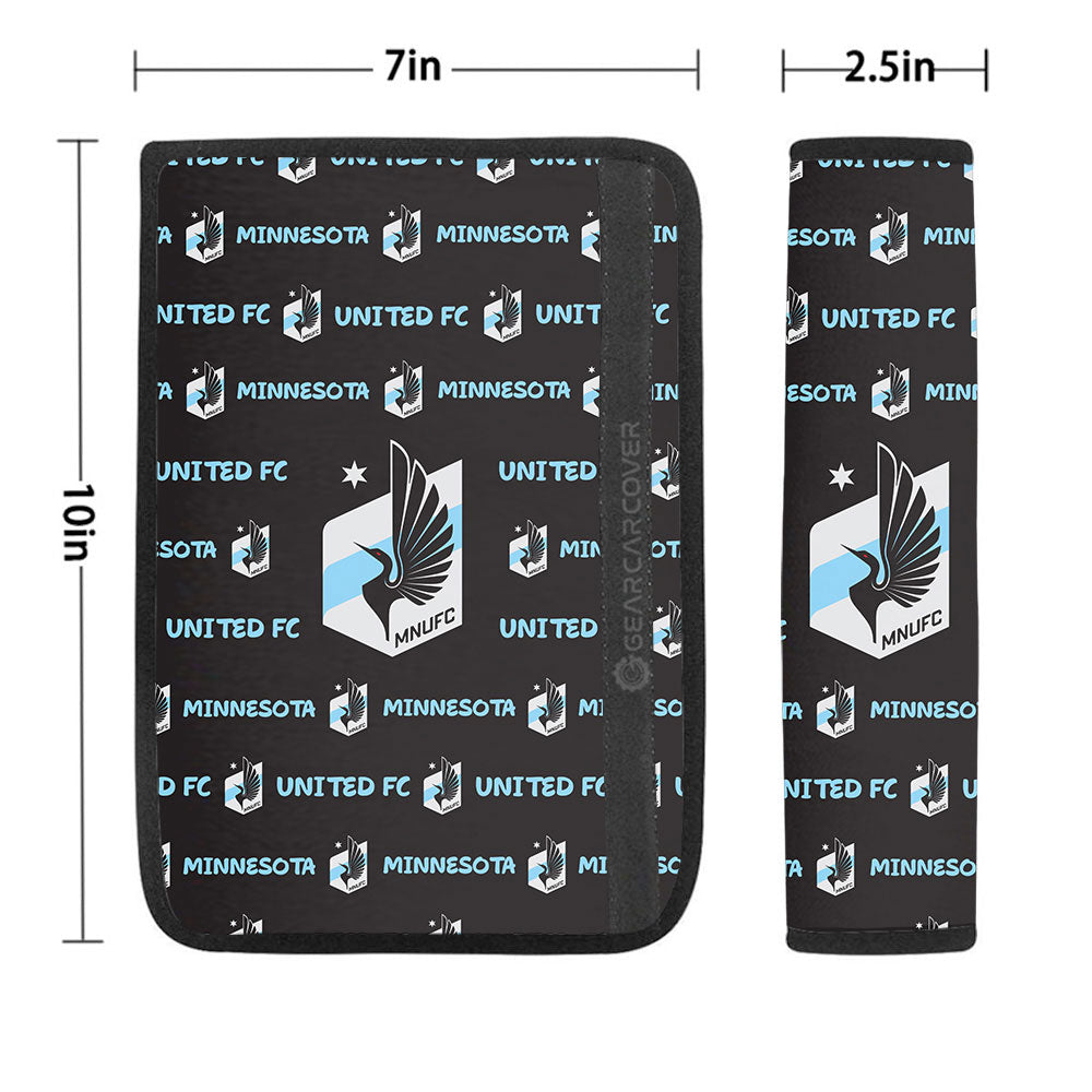 Minnesota United FC Seat Belt Covers Sporty Team Collection - Gearcarcover - 1