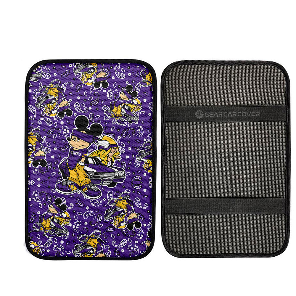 Minnesota Vikings Car Center Console Cover Cartoon Theme Collection - Gearcarcover - 2