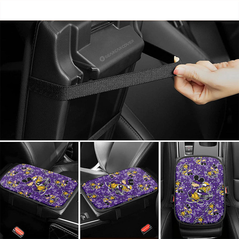Minnesota Vikings Car Center Console Cover Cartoon Theme Collection - Gearcarcover - 4