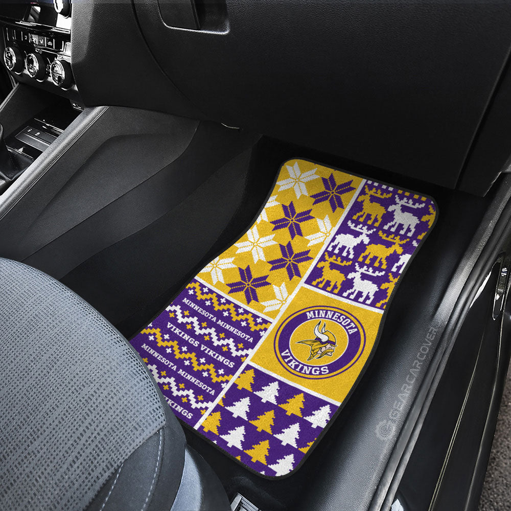 Minnesota Vikings Car Floor Mats Custom Ugly Style Car Accessories - Gearcarcover - 3
