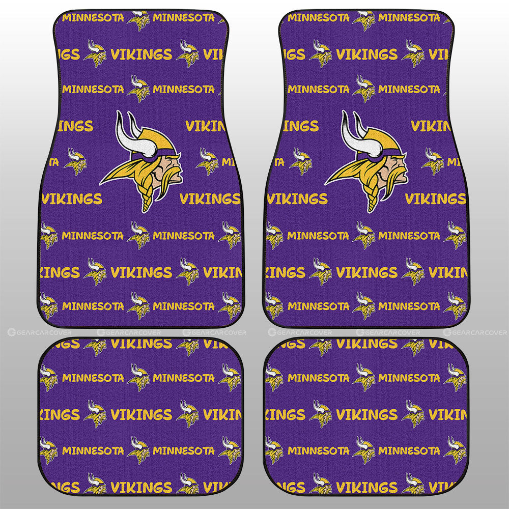 Minnesota Vikings Car Floor Mats Sporty Team Collection - Gearcarcover - 1